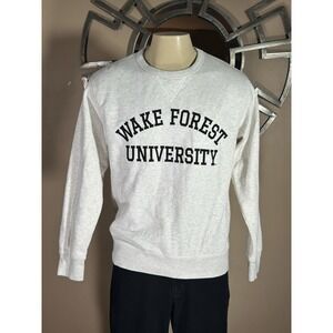 League 91 Wake Forest University Embroidered Crew Neck Sweatshirt Medium M